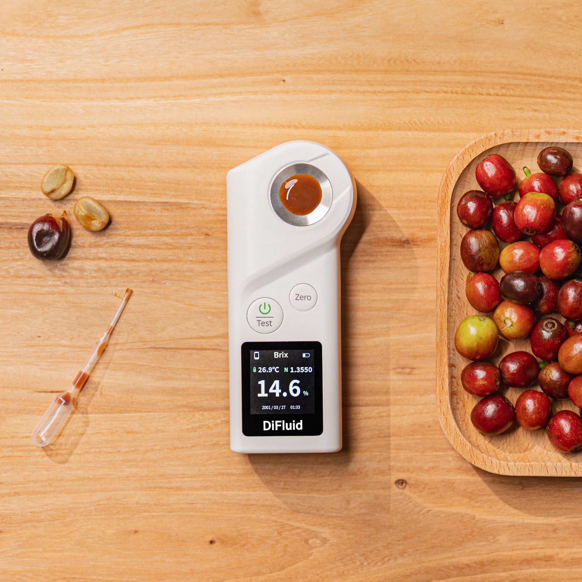 DiFluid R2 tds 濃度計 DiFluid® R2 Extract Coffee Concentration TDS Meter – Mill City